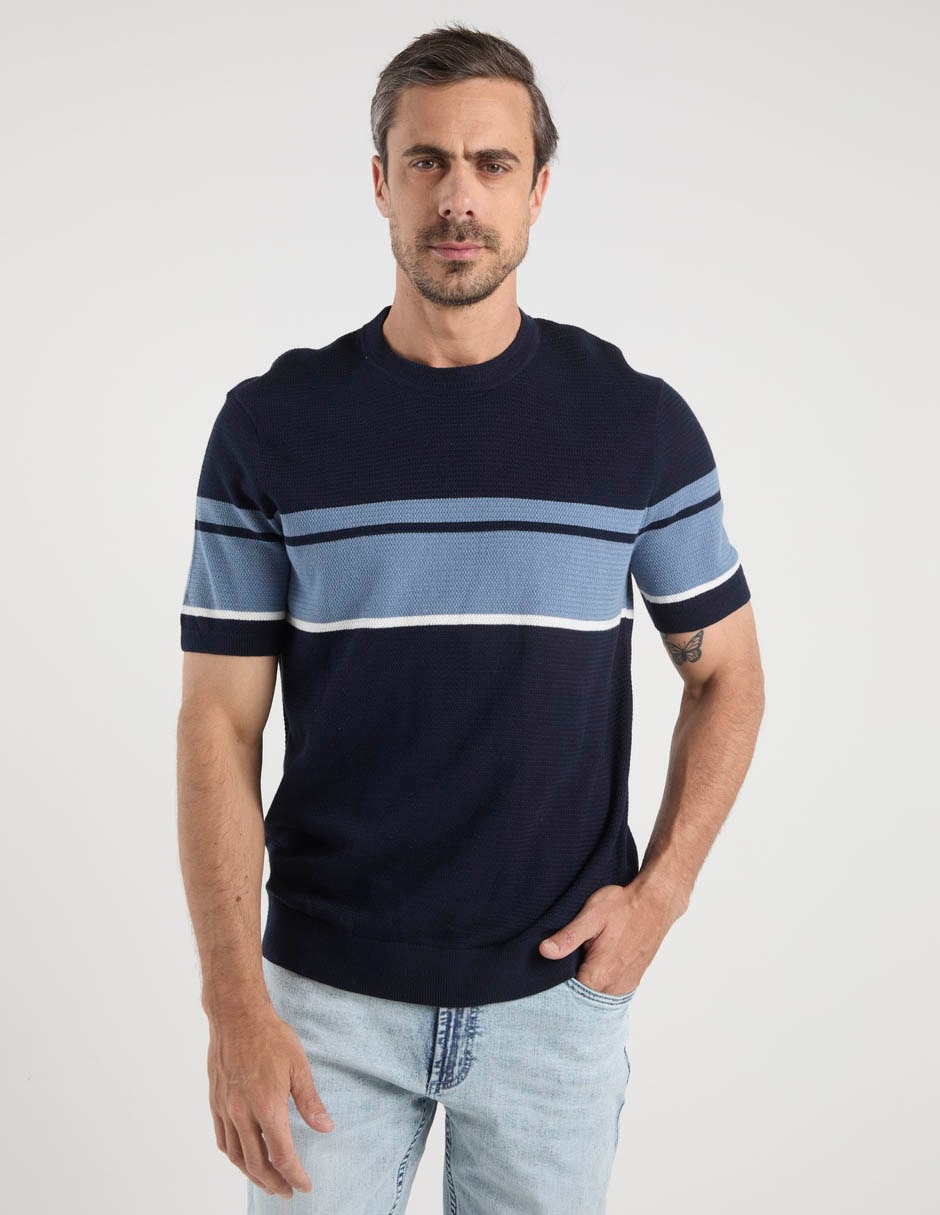 Playera cuello redondo para hombre 2