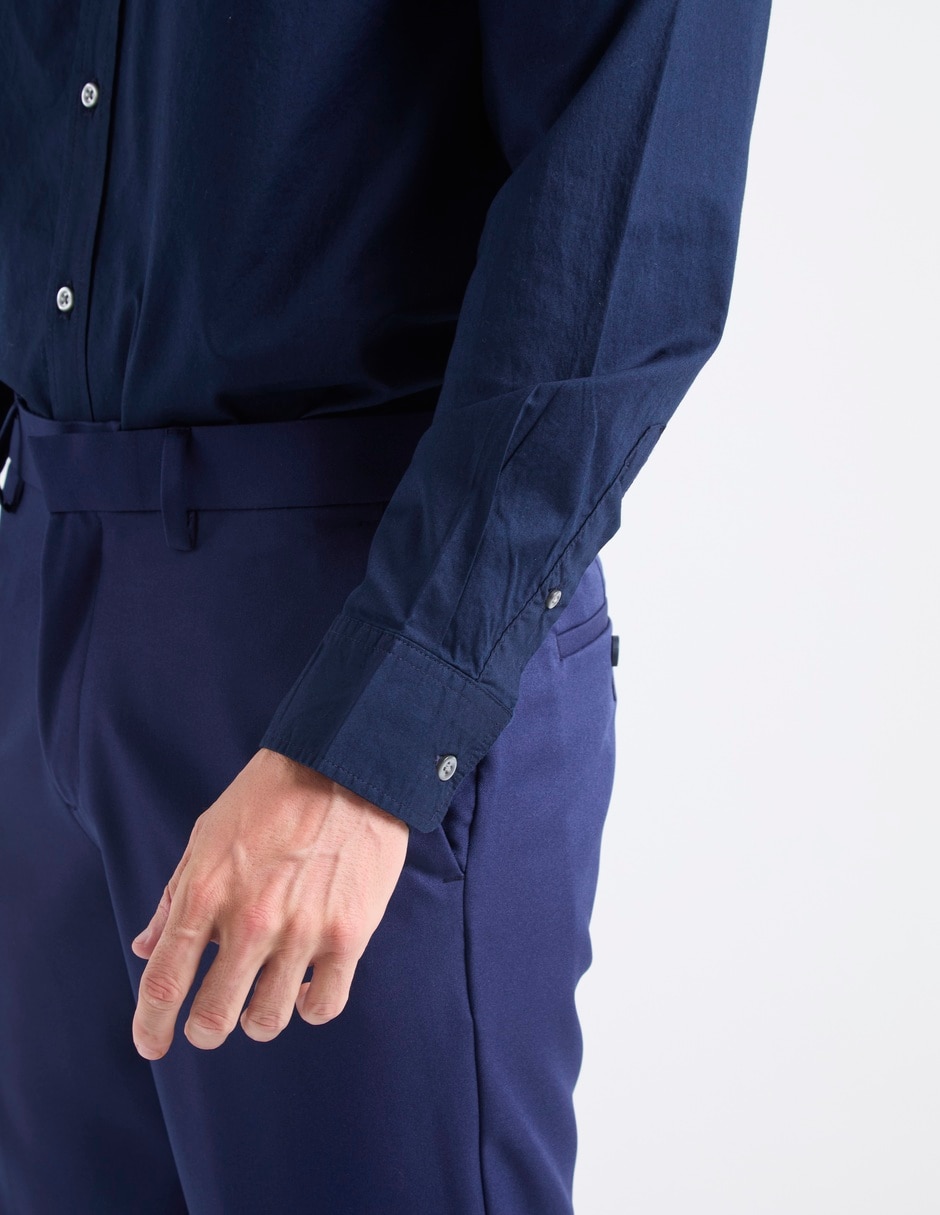 Camisa casual Old Navy de algodón manga larga para hombre