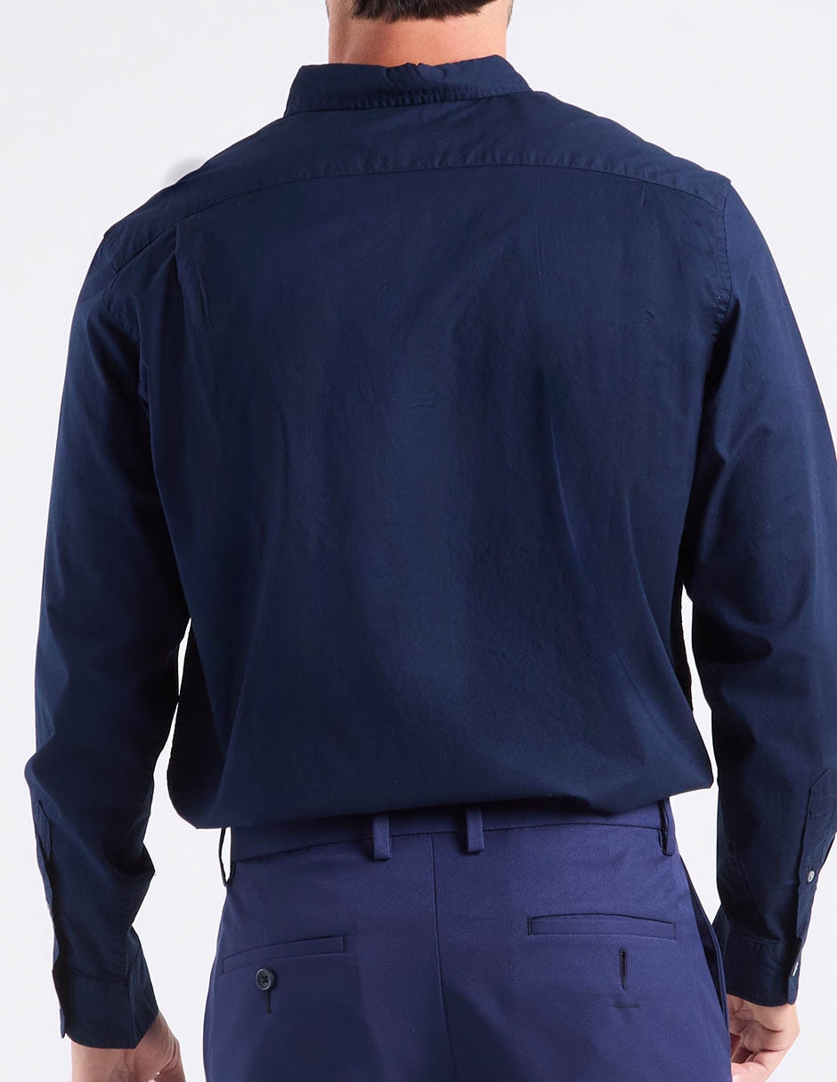 Camisa casual Old Navy de algodón manga larga para hombre