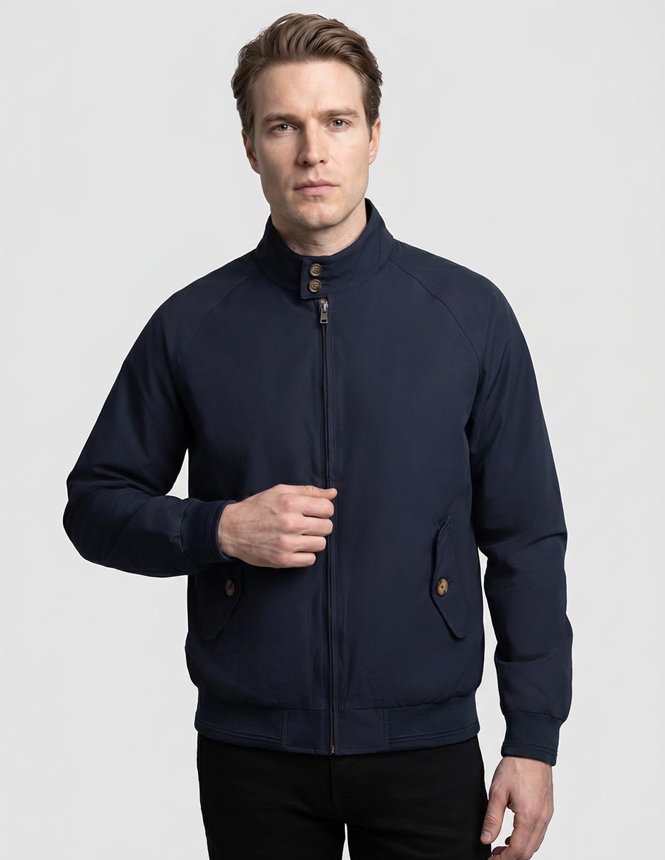 Chamarra casual JBE con bolsillos para hombre