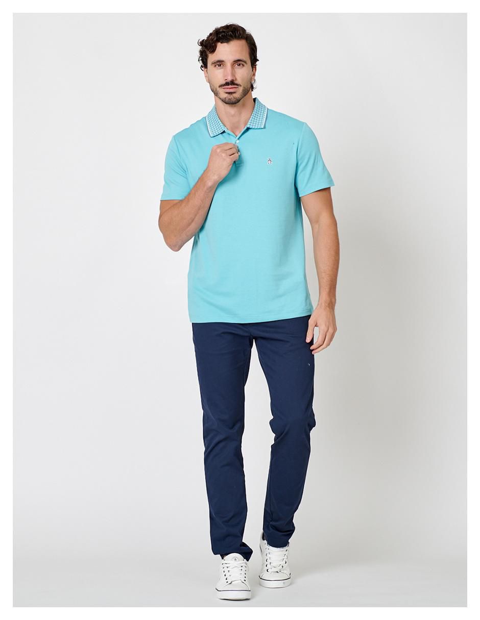 Playera tipo polo original penguin para hombre