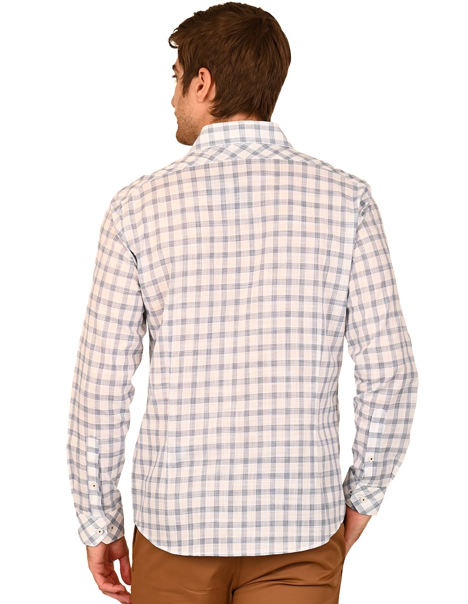 Camisa de algodón manga larga para hombre 3