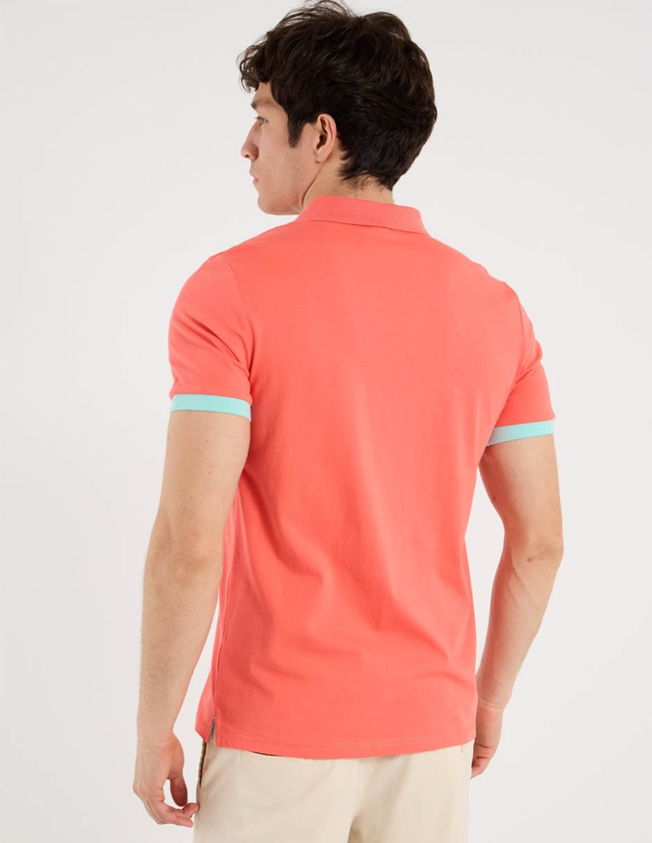 Playera tipo polo M28571 para hombre 2