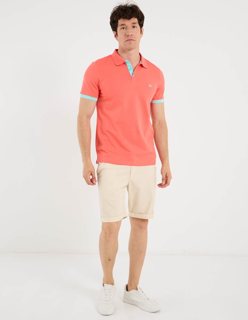Playera tipo polo M28571 para hombre 3