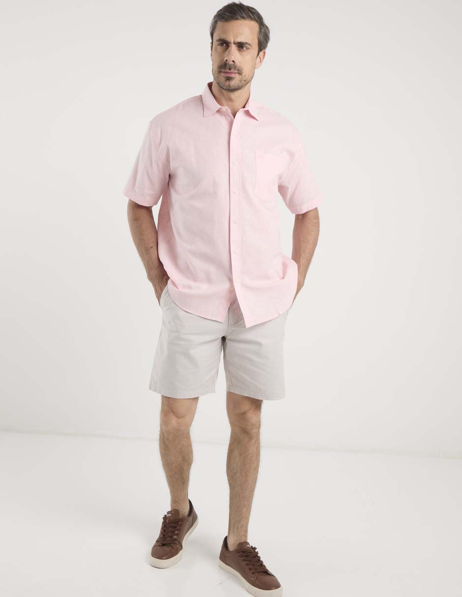 Camisa casual manga corta para hombre 3