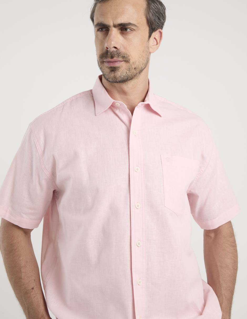 Camisa casual manga corta para hombre 5