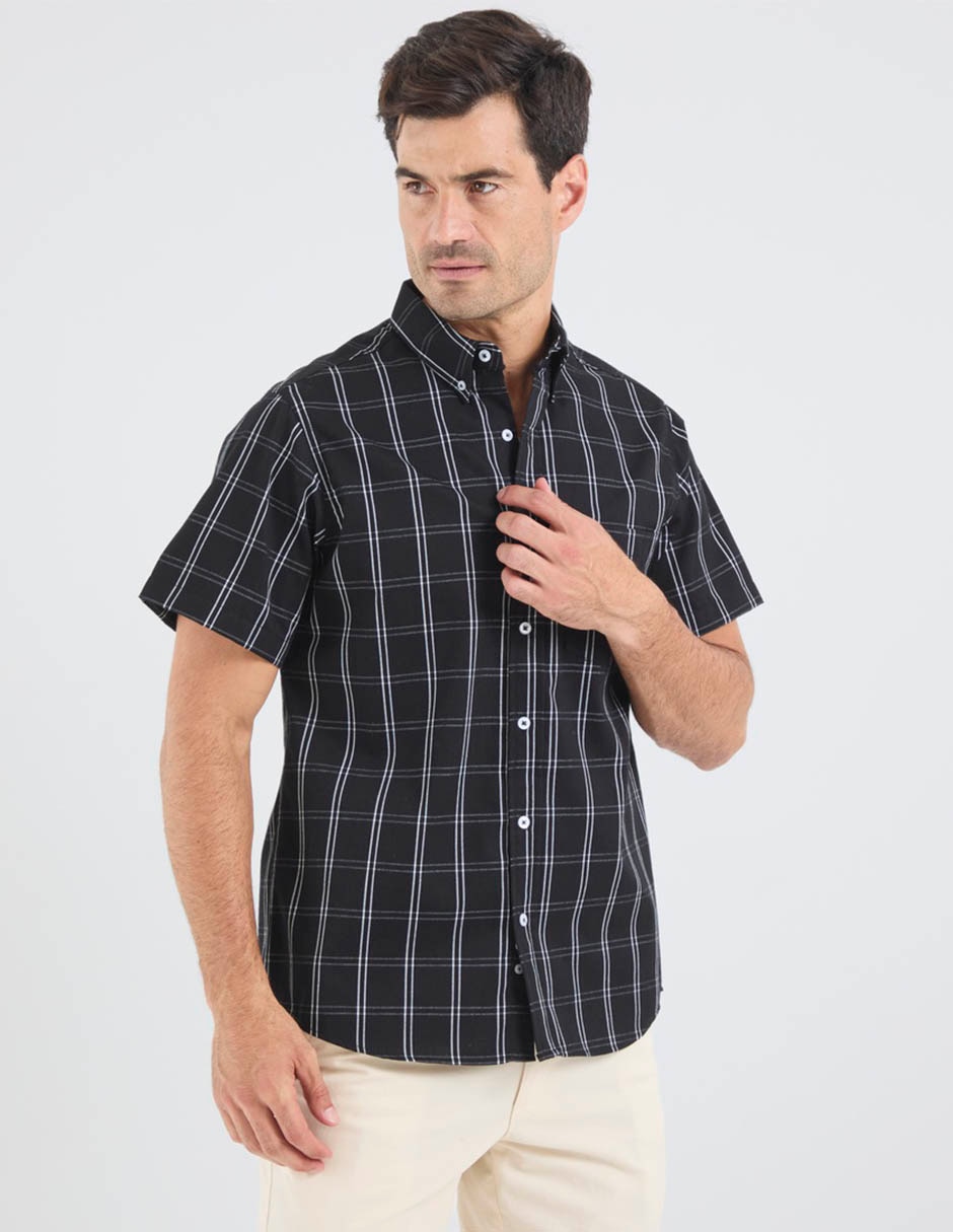 Camisa casual Regent Street manga corta para hombre