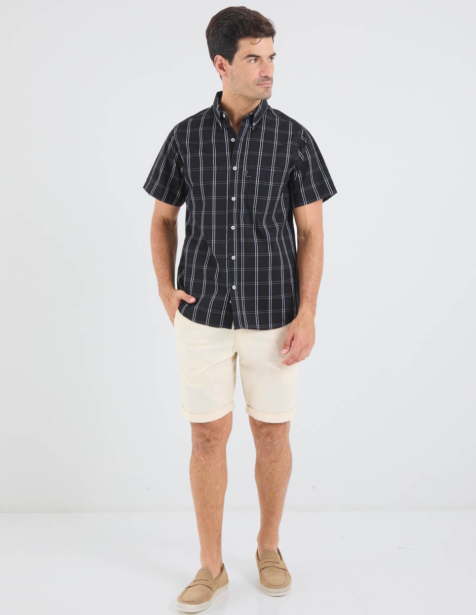Camisa casual Regent Street manga corta para hombre