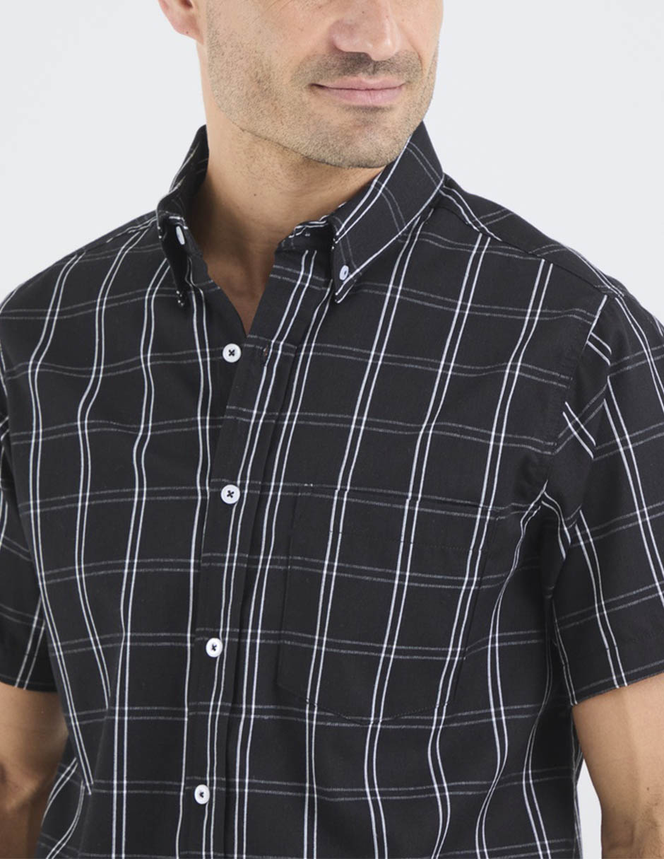 Camisa casual Regent Street manga corta para hombre