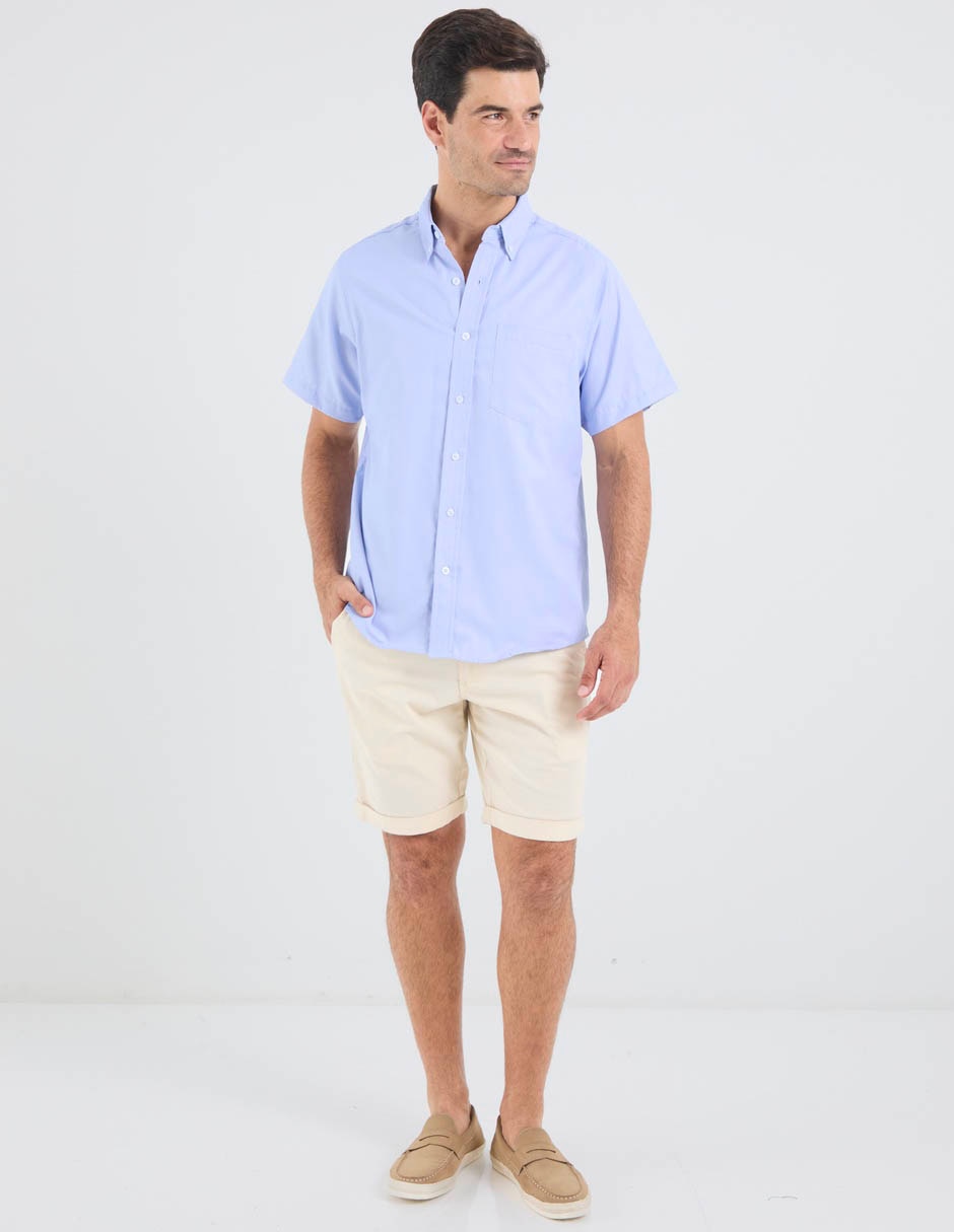 Camisa casual regent street manga corta para hombre