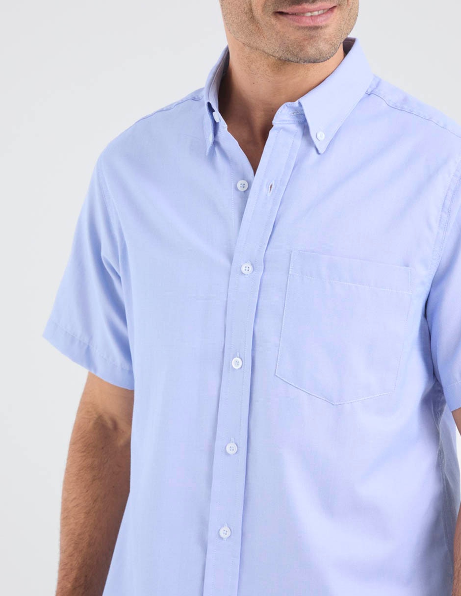Camisa casual regent street manga corta para hombre