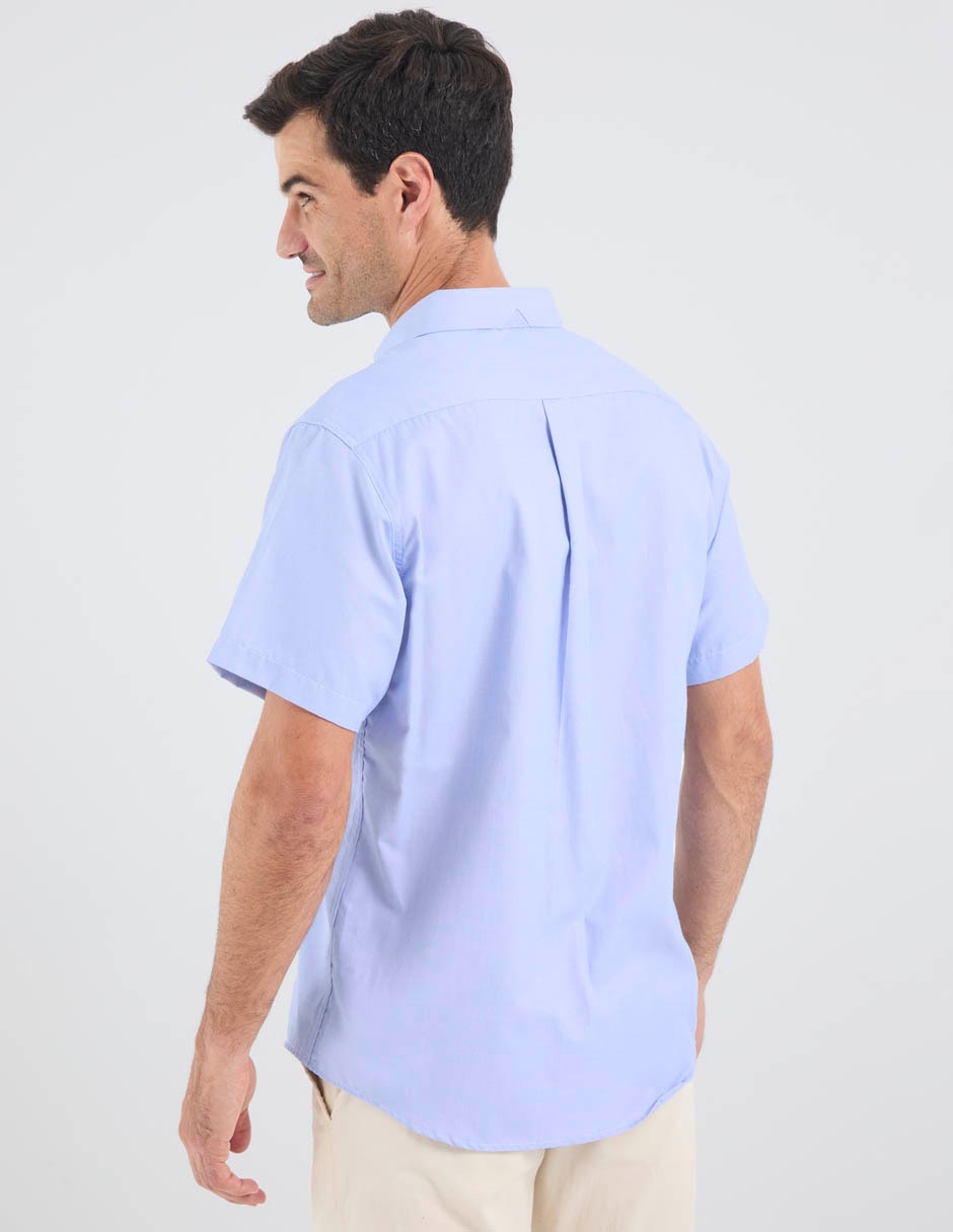 Camisa casual regent street manga corta para hombre