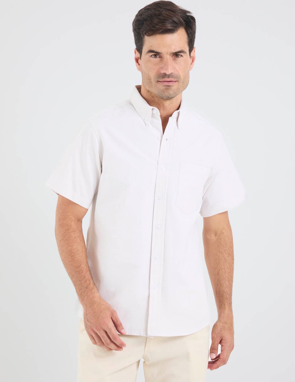 Camisa casual regent street manga corta para hombre