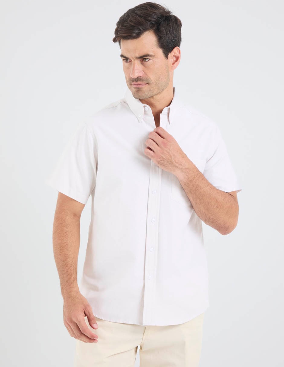 Camisa casual regent street manga corta para hombre