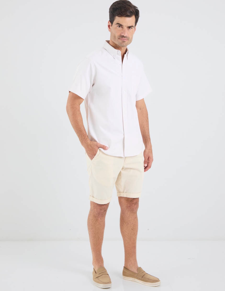 Camisa casual regent street manga corta para hombre