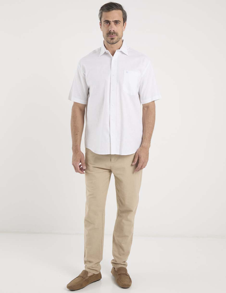 Camisa casual manga corta para hombre 3