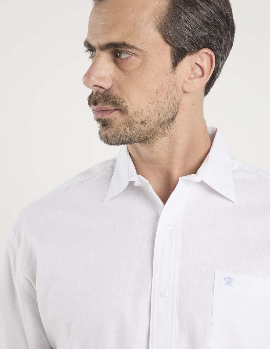Camisa casual manga corta para hombre 5