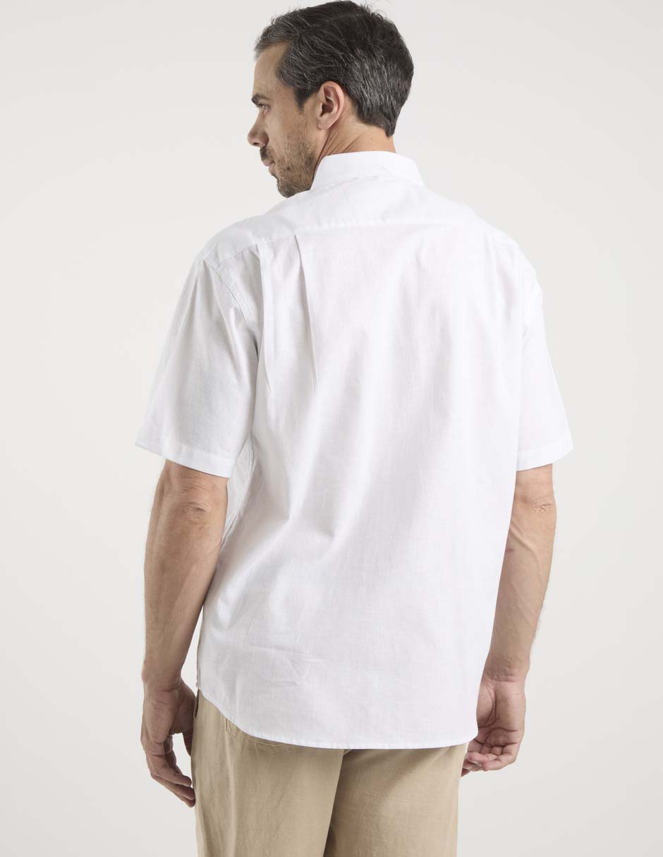 Camisa casual manga corta para hombre 6