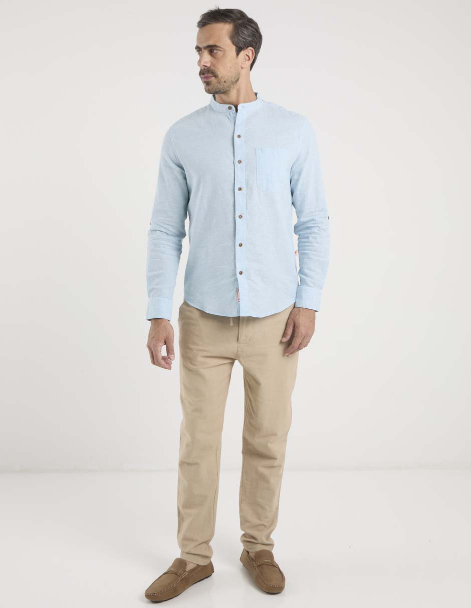 Camisa casual manga corta para hombre 3