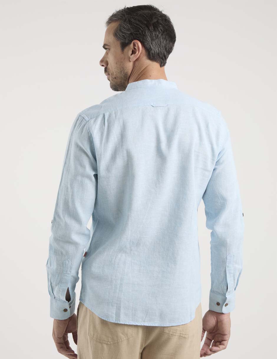 Camisa casual manga corta para hombre 6