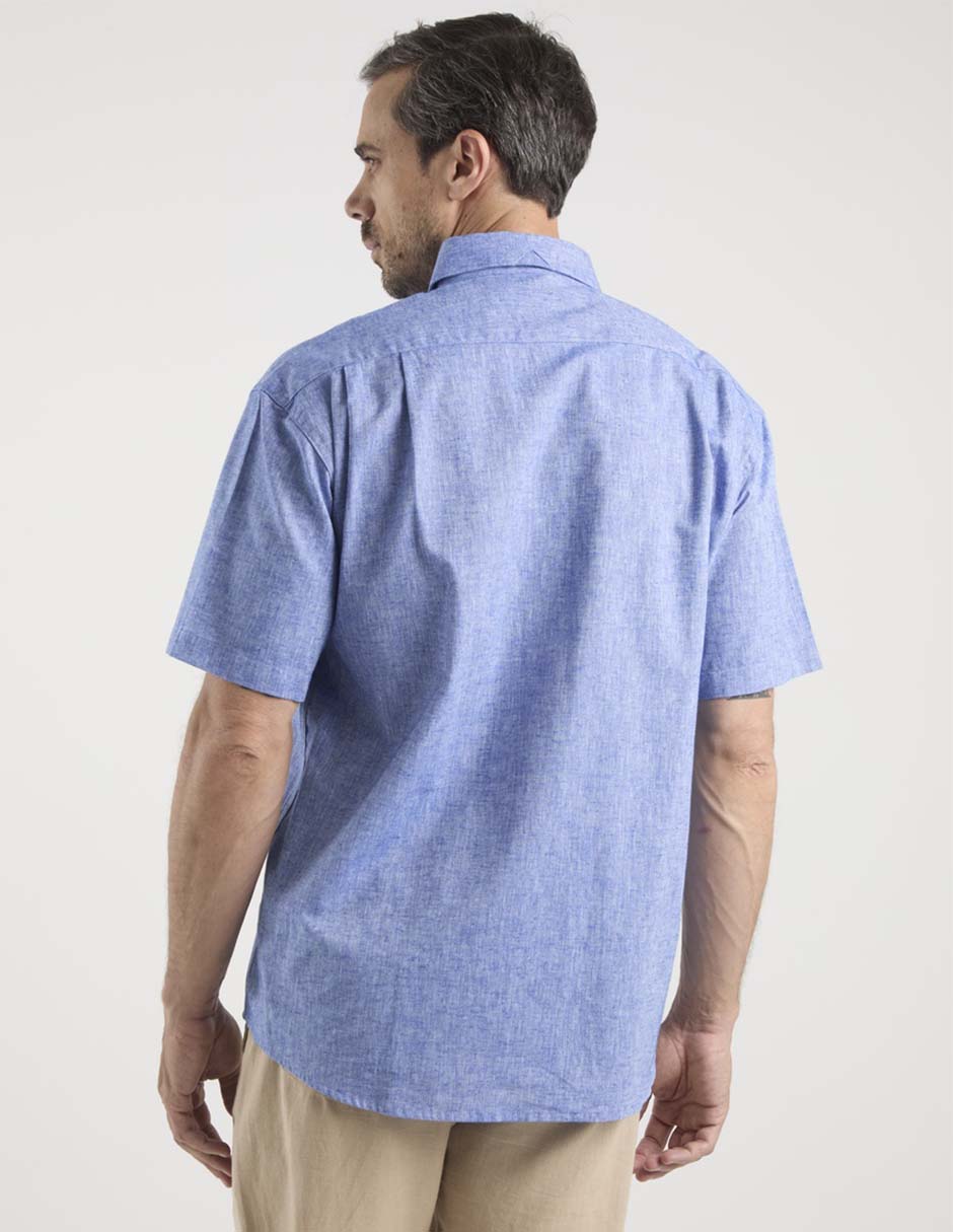 Camisa casual cavalatti manga corta para hombre