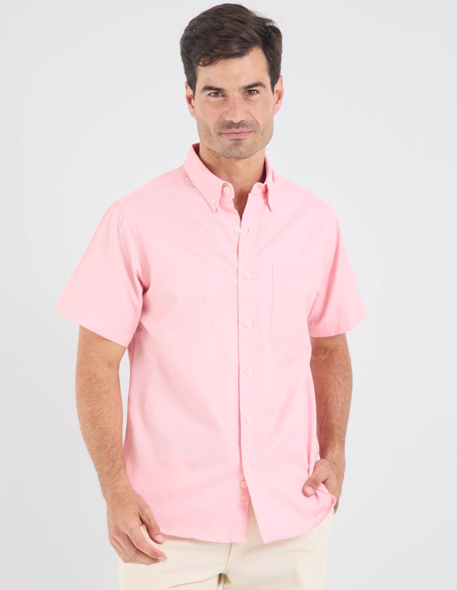 Camisa casual regent street manga corta para hombre