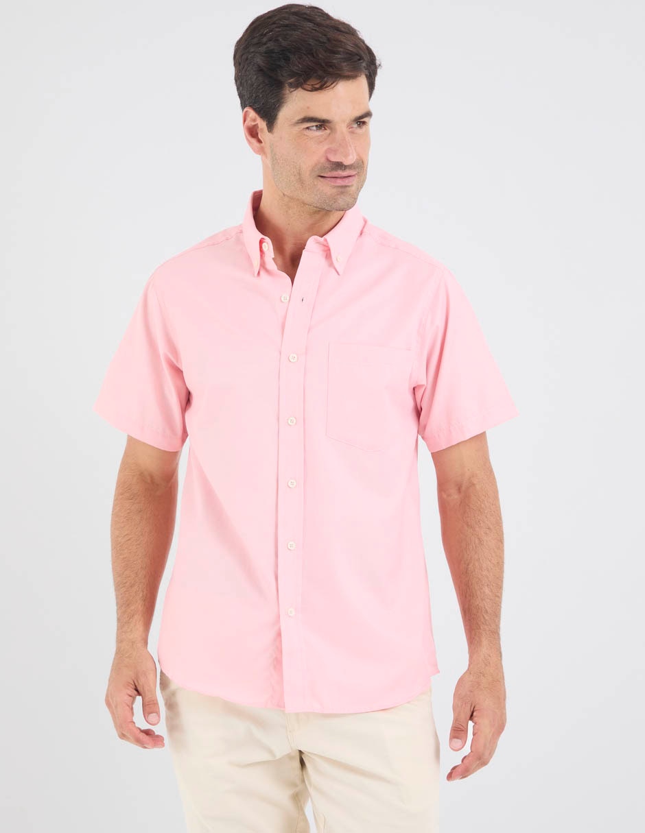 Camisa casual regent street manga corta para hombre
