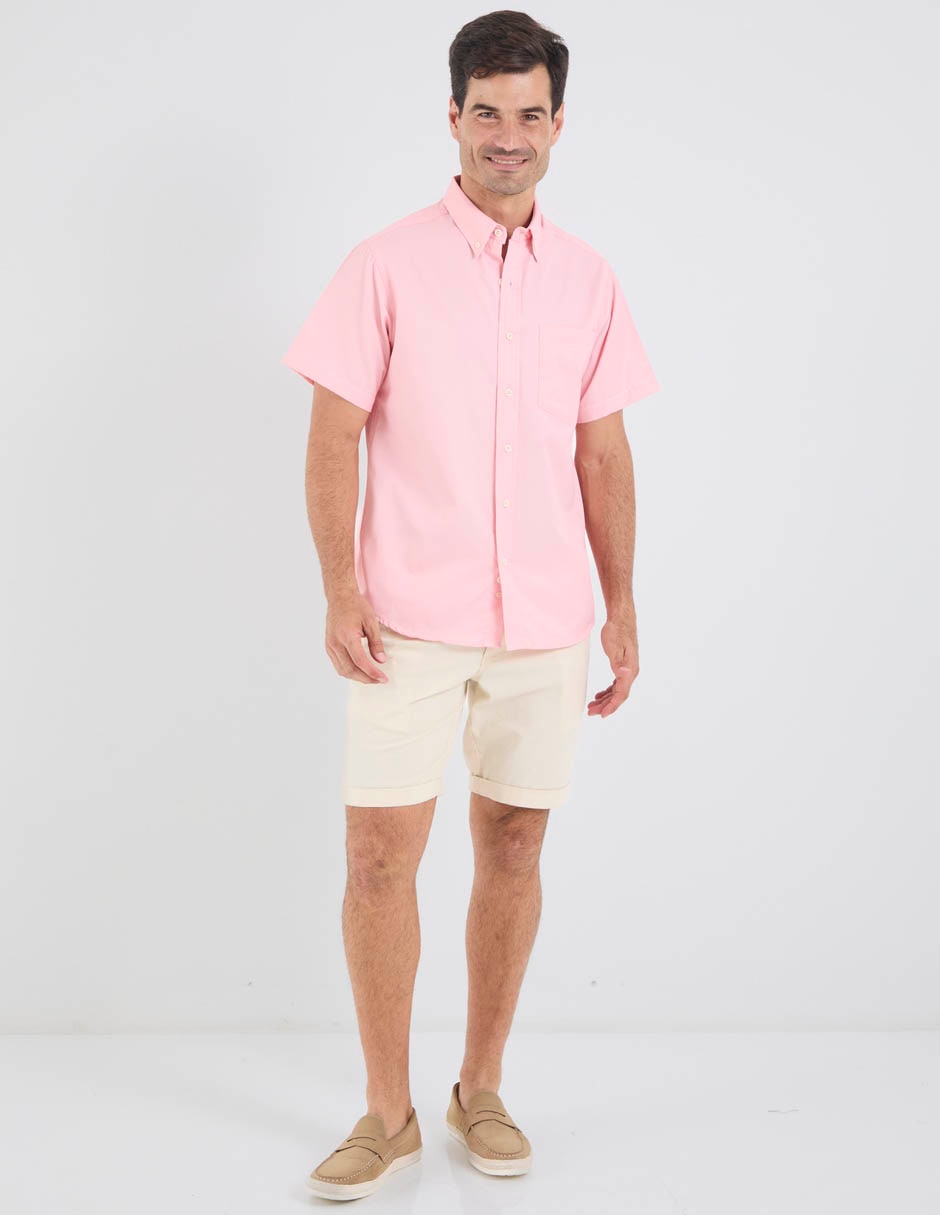 Camisa casual regent street manga corta para hombre