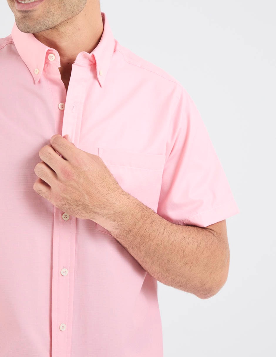 Camisa casual regent street manga corta para hombre