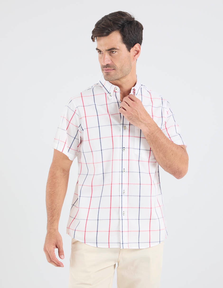 Camisa casual manga corta para hombre 5