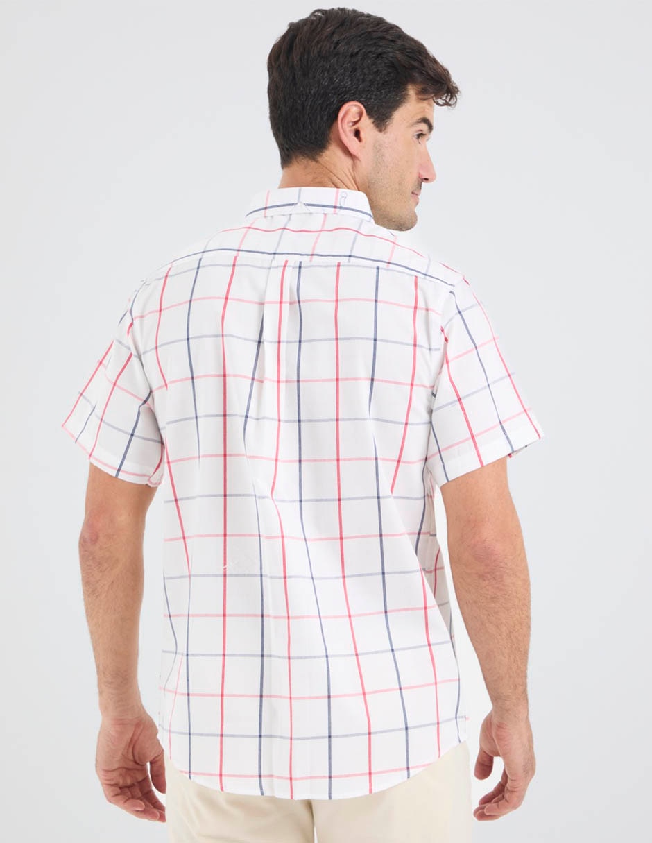 Camisa casual manga corta para hombre 6