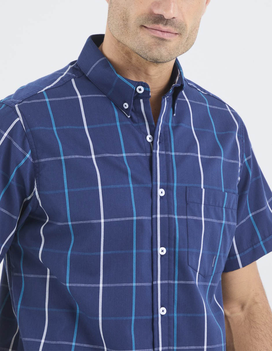 Camisa casual manga corta para hombre 3