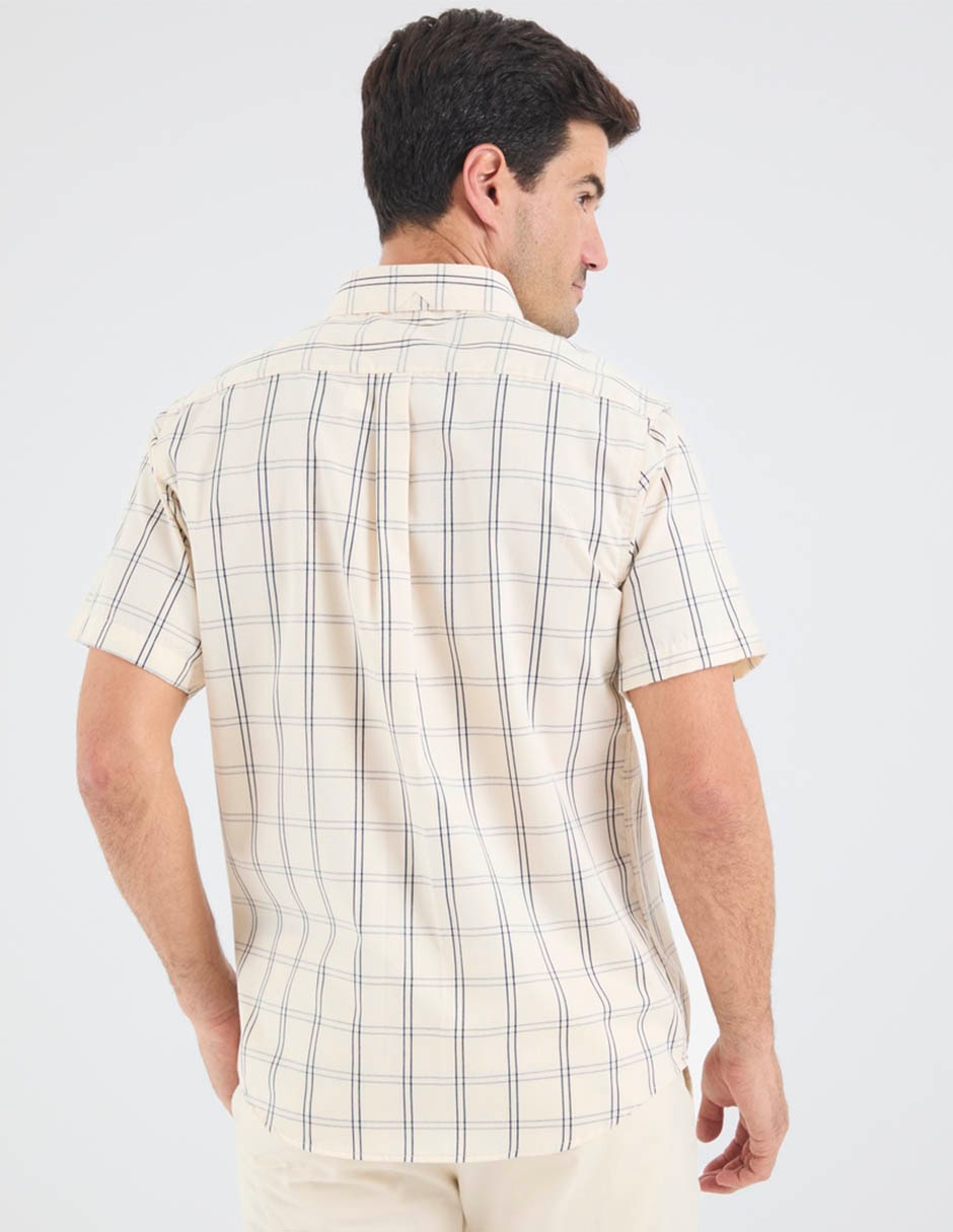 Camisa casual manga corta para hombre 5