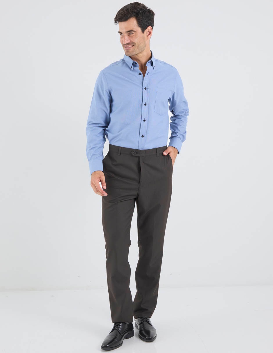 Camisa casual manga larga para hombre 3