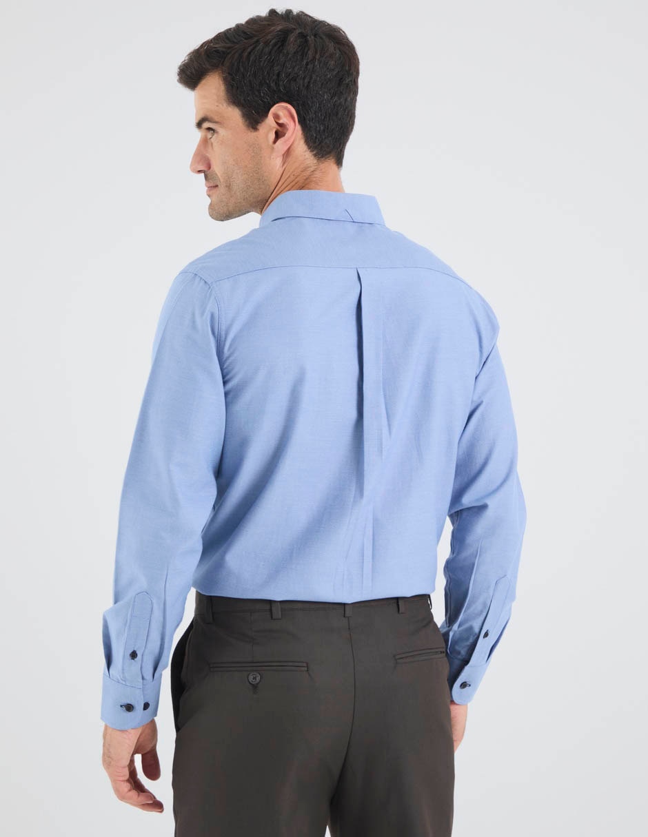 Camisa casual manga larga para hombre 5