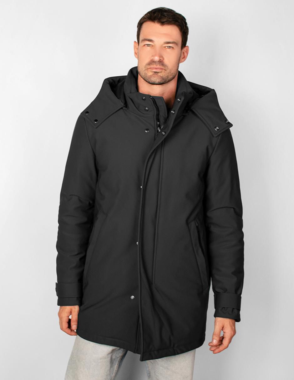 Chamarra parka capitonada para hombre 1