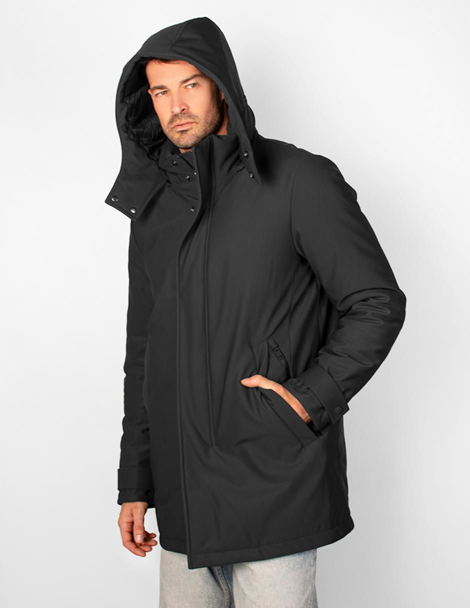 Chamarra parka capitonada para hombre 2