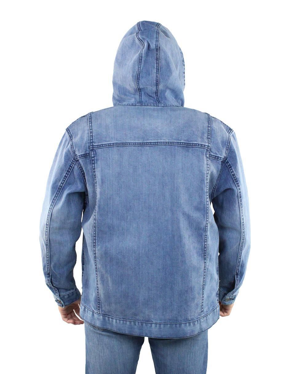 Chamarra casual Innermotion de mezclilla con capucha para hombre