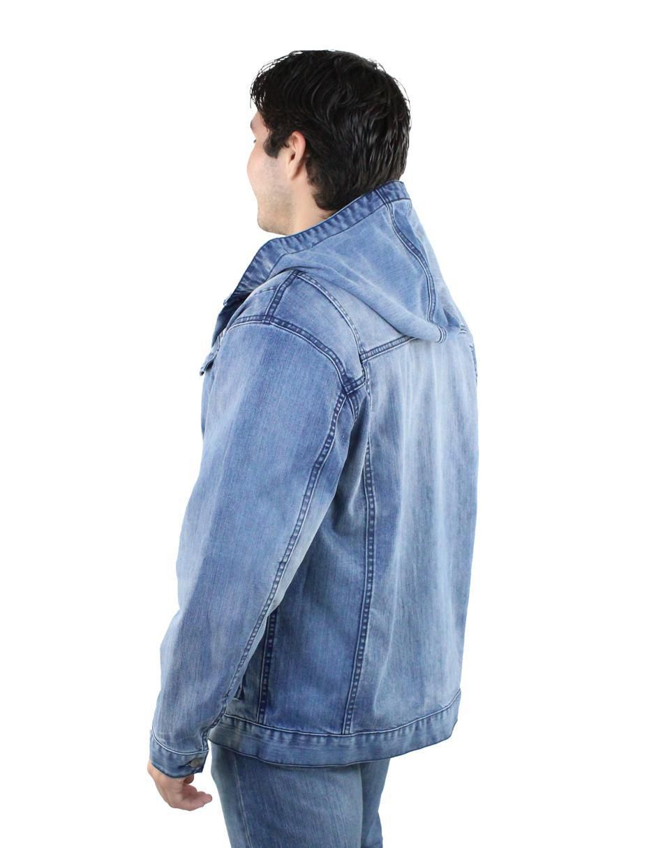 Chamarra casual Innermotion de mezclilla con capucha para hombre