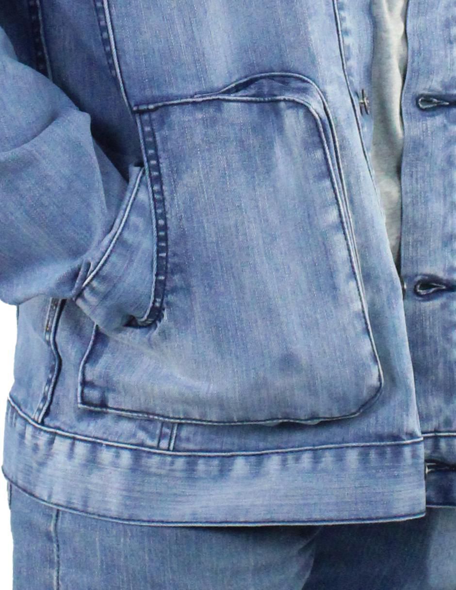 Chamarra casual Innermotion de mezclilla con capucha para hombre