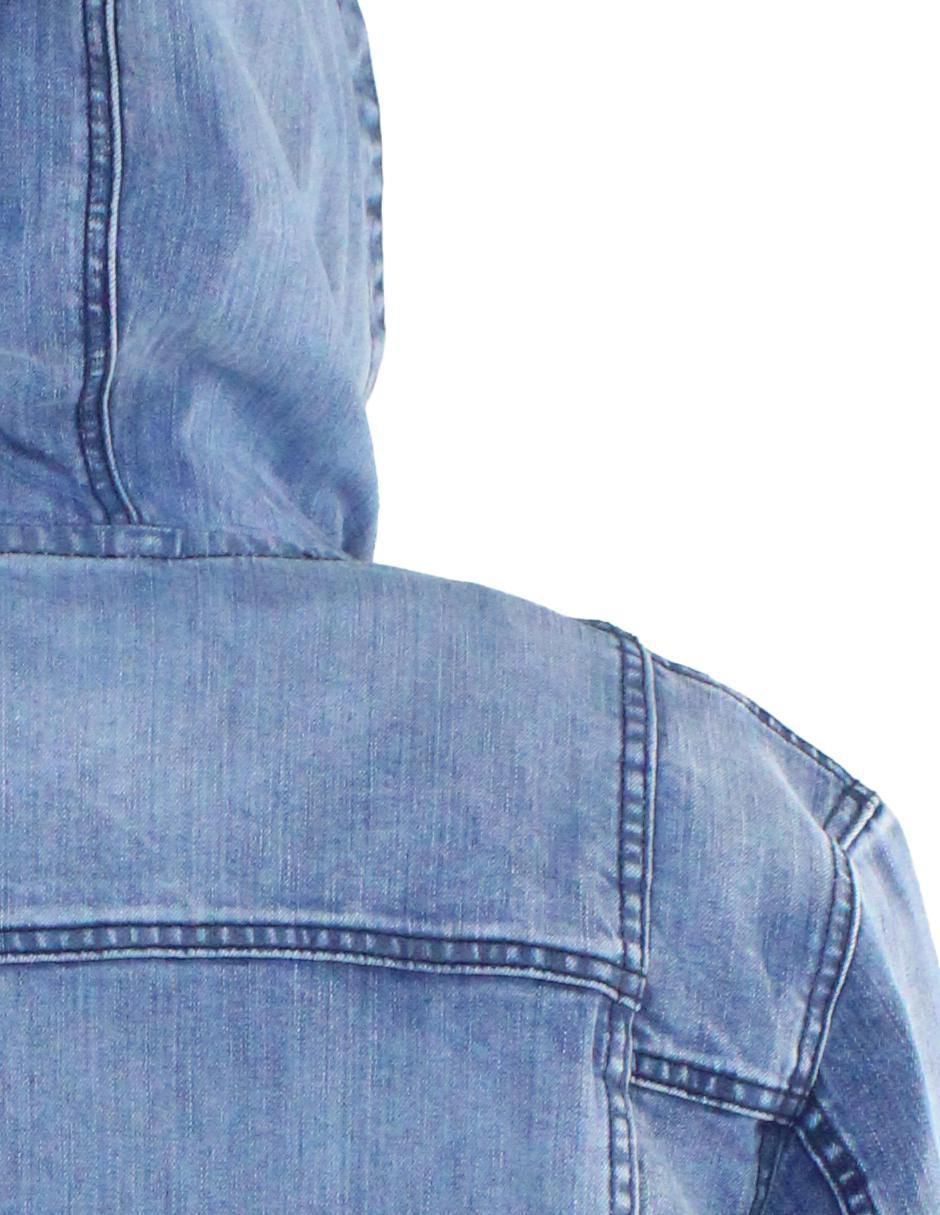Chamarra casual Innermotion de mezclilla con capucha para hombre