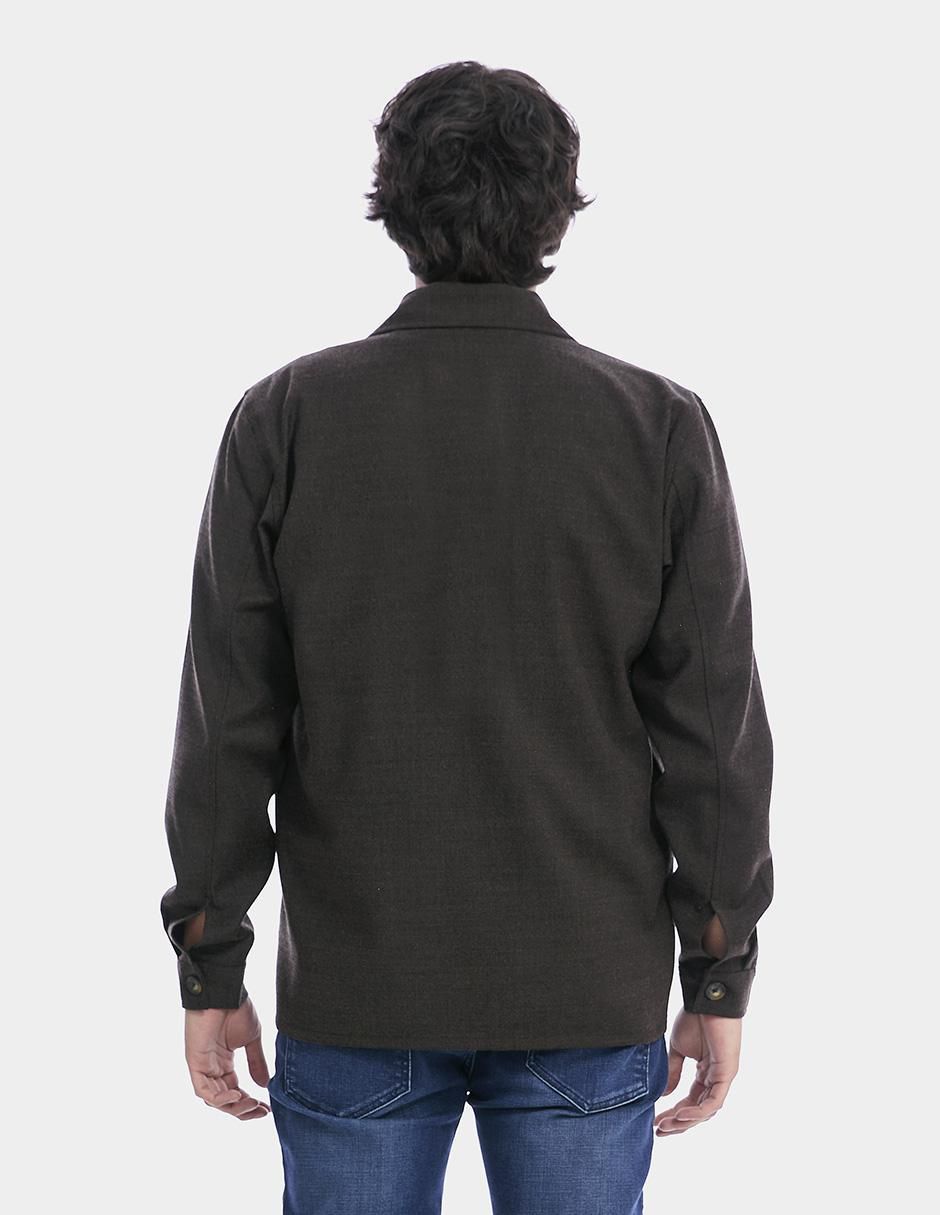 Camisa casual manga larga para hombre