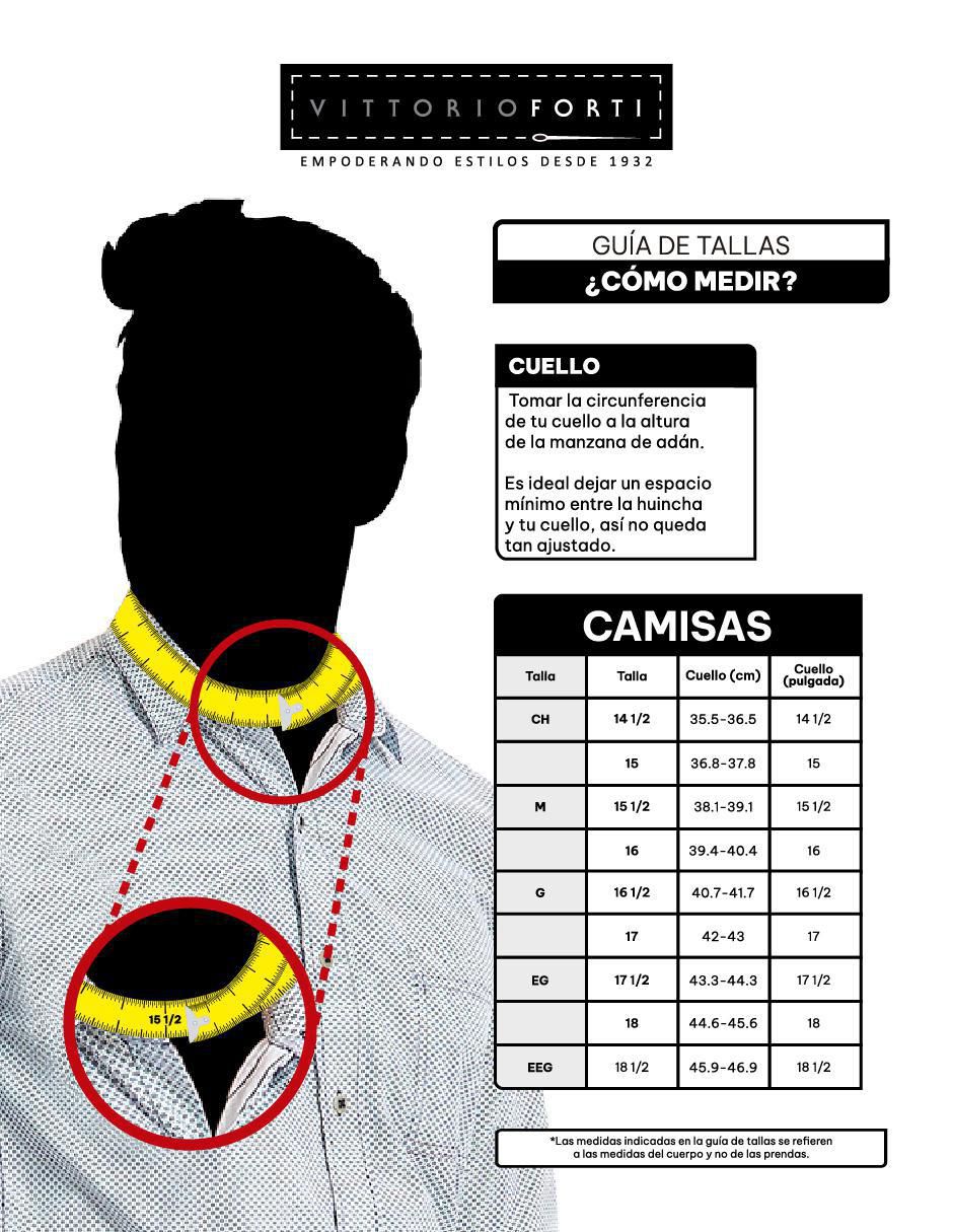 Camisa casual manga larga para hombre