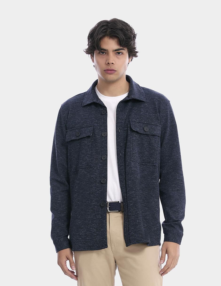Camisa casual manga larga para hombre