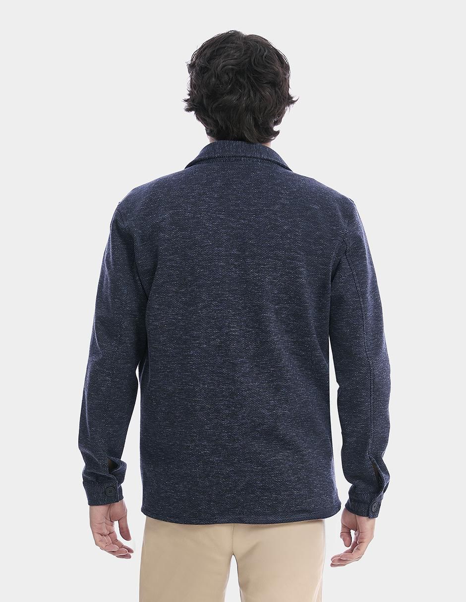 Camisa casual manga larga para hombre 4