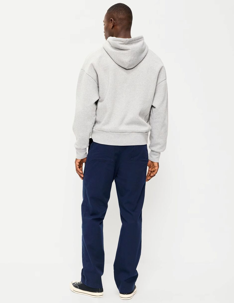 Pantalón casual regular regular de algodón para hombre 2
