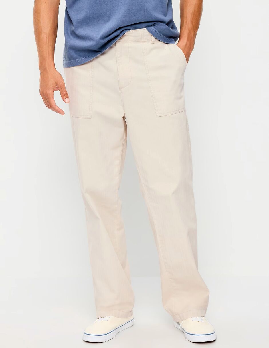 Pantalón Regular De Algodón Para Hombre Pantalón Regular De Algodón Para Hombre