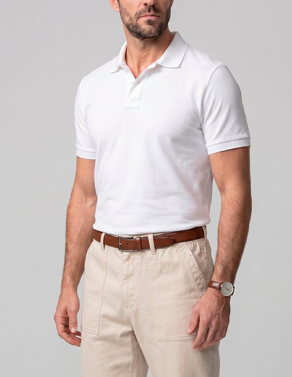 Pantalón regular de algodón para hombre 4