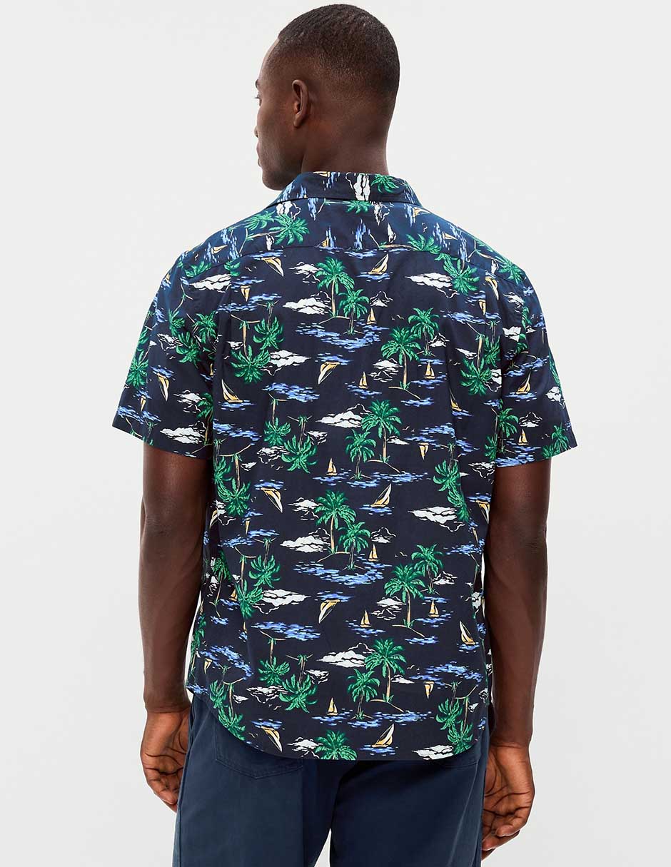 Camisa de algodón manga corta para hombre 2