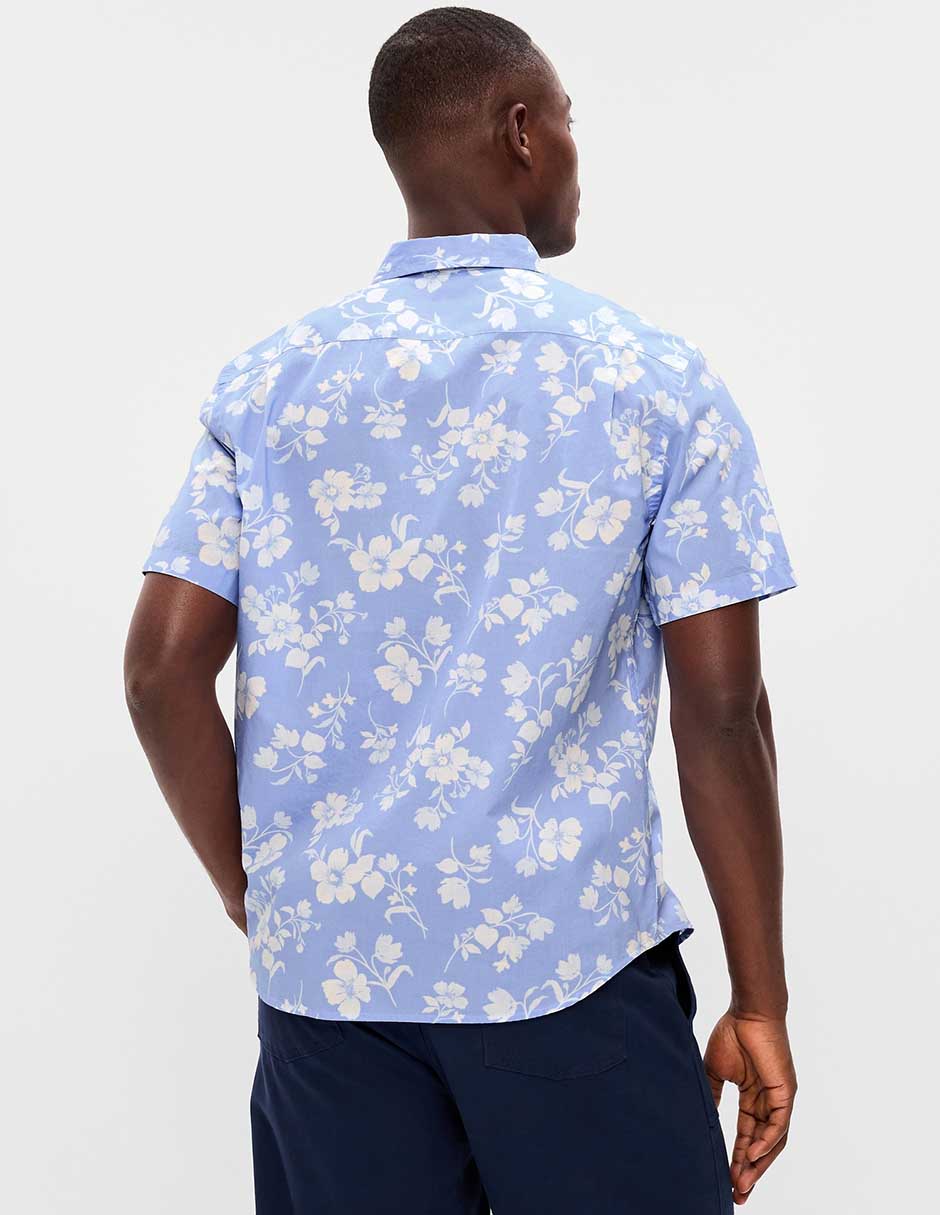 Camisa Old Navy de algodón manga corta para hombre